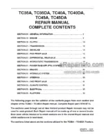 Photo 2 - New Holland TC35A TC35DA TC40A TC40DA TC45A TC45DA Repair Manual