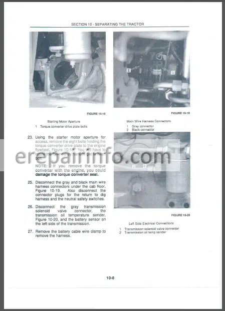 Photo 1 - New Holland 455C 555C 655C Repair Manual