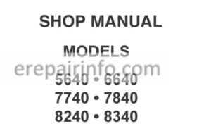 Photo 12 - New Holland 5640 6640 7740 7840 8240 8340 Shop Manual
