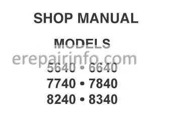 Photo 1 - New Holland 5640 6640 7740 7840 8240 8340 Shop Manual