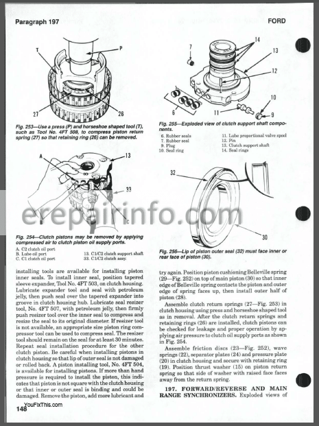 Photo 1 - New Holland 5640 6640 7740 7840 8240 8340 Repair Manual