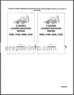 Photo 2 - New Holland 555E 575E 655E 675E Repair Manual