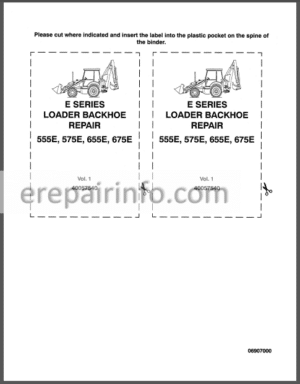 Photo 16 - New Holland 555E 575E 655E 675E Repair Manual