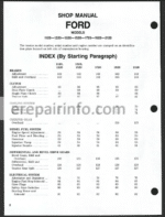 Photo 2 - Ford New Holland 1120 1220 1320 1520 1720 1920 2120 Shop Manual Tractor
