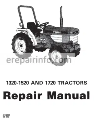 Photo 3 - Ford New Holland 1320, 1520, 1620, 1715, 1720 Service Manual Tractors