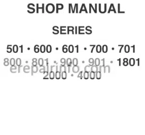 Photo 14 - Ford New Holland 500, 600, 601, 700, 701, 800, 801, 900, 901, 1801, 2000, 4000 Shop Manual Tractors