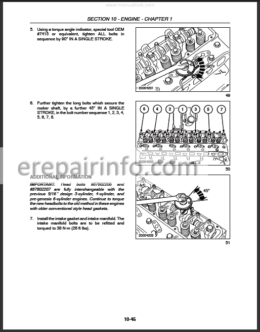 Photo 1 - Ford New Holland 8670A 8770A 8870A 8970A Repair Manual