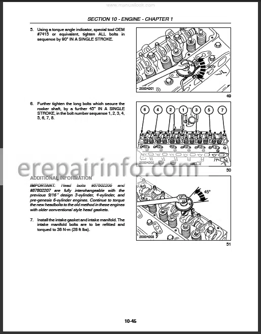 Photo 1 - Ford New Holland 8670A 8770A 8870A 8970A Repair Manual