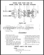 Photo 5 - New Holland 1000-1049 Service Manual Bale Wagons