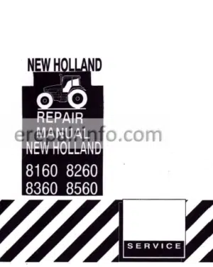 Photo 1 - New Holland 8160 8260 8360 8560 Repair Manual