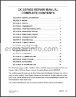 Photo 2 - New Holland CX700 CX800 Repair Manual Combines