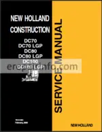 Photo 2 - New Holland DC70 DC70 LGP DC80 DC80LGP DC100 DC100LGP Service Manual