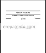 Photo 2 - New Holland E18SR Repair Manual Compact Crawler Excavator