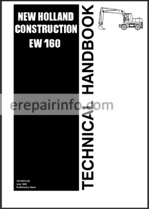 Photo 4 - New Holland EW160 Technical Handbook