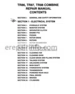 Photo 3 - New Holland TR86 TR87 TR88 Repair Manual