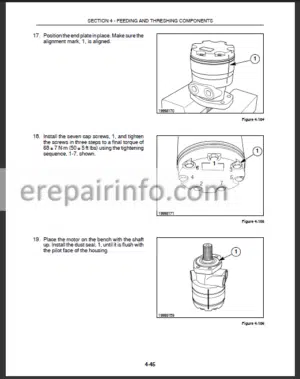 Photo 8 - New Holland TR89 TR99 Service Manual Combine