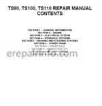 Photo 2 - New Holland TS90 TS100 TS110 Repair Manual