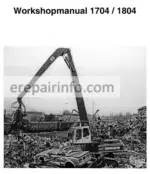 Photo 2 - Terex Atlas 1704 1804 Workshop Manual Excavator