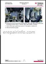 Photo 4 - Terex Atlas 1504 / 1604 LC Workshop Manual Excavator