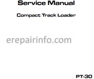 Photo 13 - Terex PT-30 Service Manual Compact Track Loader