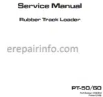 Photo 2 - Terex PT-50 PT-60 Service Manual Rubber Track Loader