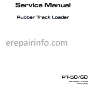 Photo 10 - Terex PT-50 PT-60 Service Manual Rubber Track Loader