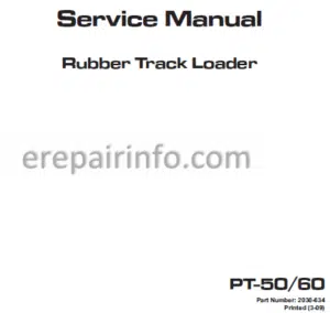 Photo 7 - Terex PT-50 PT-60 Service Manual Rubber Track Loader