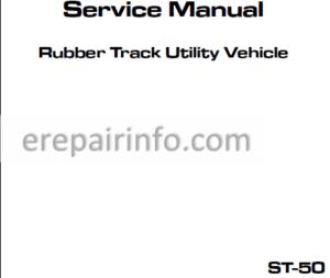 Photo 12 - Terex ST-50 Service Manual Rubber Track Utility Vehicle