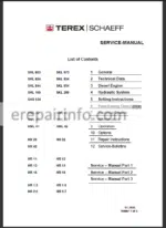 Photo 2 - Terex Shaef SKL SKS HML HR Service Manual