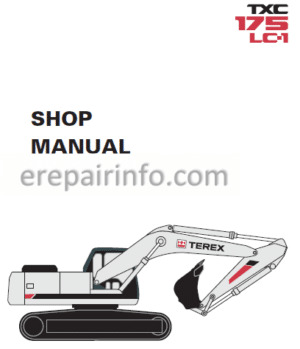 Photo 13 - Terex TXC175 LC1 Shop Manual Hydarulic Excavator