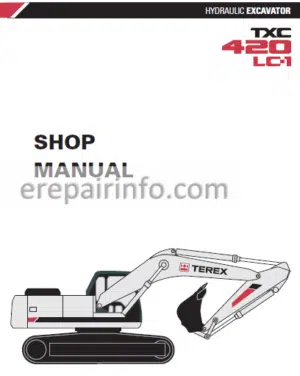 Photo 13 - Terex TXC420 LC1 Shop Manual Hydraulic Excavator