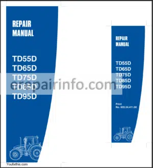 Photo 5 - New Holland TD55D TD65D TD75D TD85D TD95D Repair Manual