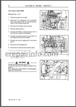 Photo 3 - New Holland FX25-FX45 FX28NA-FX58NA FX300-FX450 FX9630-FX9645 Service Manual Forage Harvester