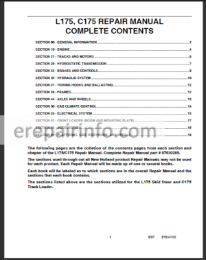 Photo 13 - New Holland L175 C175 Repair Manual