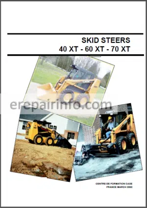 Photo 14 - Case 40XT 60XT 70XT Troubleshooting And Schematic Manual Manual Skid Steer Loader