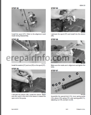 Photo 9 - Case 60XT 70XT Repair Manual Skid Steer Loader