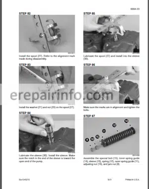 Photo 6 - Case 60XT 70XT Repair Manual Skid Steer Loader