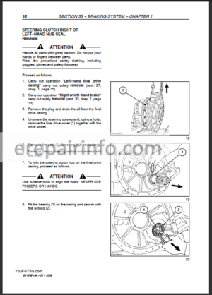 Photo 6 - New Holland TK4020 TK4030 TK4040 TK4050 TK4060 Repair Manual
