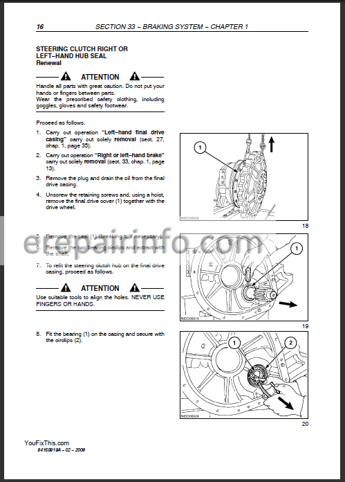 Photo 1 - New Holland TK4020 TK4030 TK4040 TK4050 TK4060 Repair Manual