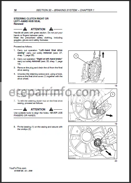 Photo 1 - New Holland TK4020 TK4030 TK4040 TK4050 TK4060 Repair Manual