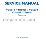 Photo 2 - New Holland TD5010 TD5020 TD5030 TD5040 TD5050 Service Manual