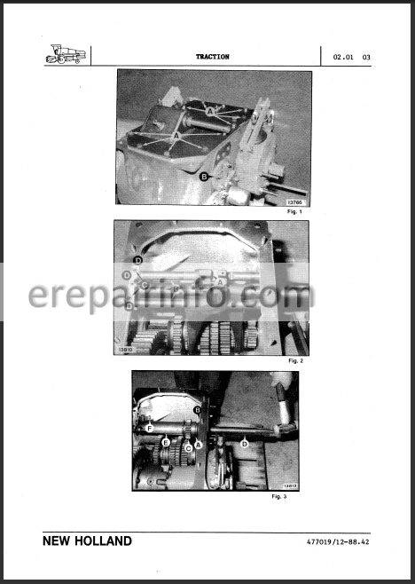 Photo 1 - New Holland TF42 TF44 TF46 TX30 TX32 TX34 TX36 Service Manual