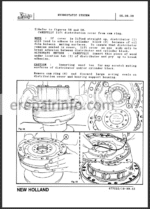 Photo 3 - New Holland TF42 TF44 TF46 TX30 TX32 TX34 TX36 Service Manual