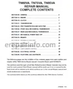 Photo 2 - New Holland TN60VA TN75VA TN95VA Repair Manual