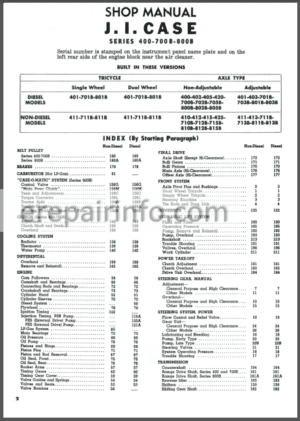 Photo 11 - Case 400 700B 800B Shop Manual