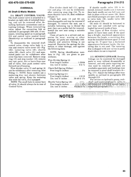 Photo 1 - Case 430 440 470 530 540 570 630 640 Shop Manual