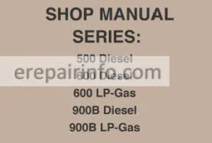 Photo 14 - Case 500 Diesel 600 Diesel 600 LP-Gas 900B Diesel 900B LP-Gas Shop Manual