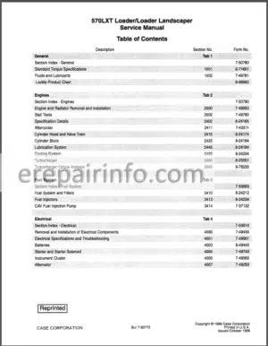 Photo 10 - Case 570LXT Service Manual Loader