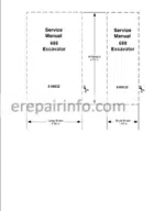 Photo 2 - Case 688 Service Manual Excavator