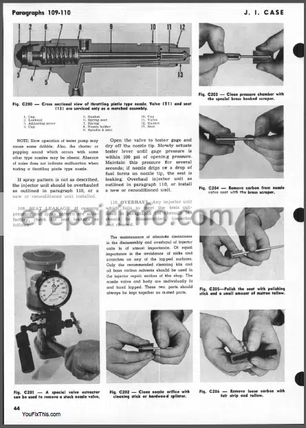 Photo 1 - Case 730 830 930 1030 Shop Manual